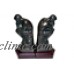New  Thinker Bronzed Metal  on wood  bookends   332711662415
